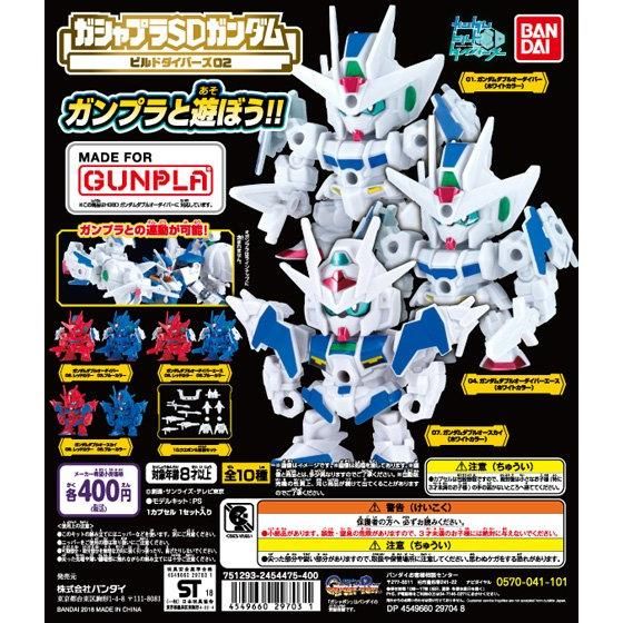 【2018年12月 第4週発売】ガシャプラ　SDガンダムビルドダイバーズ02					