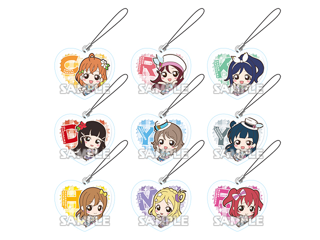 【2016年11月発売】ラブライブ！サンシャイン!!　アクリルストラップ