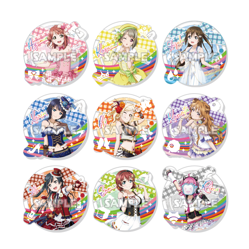 【2020年4月中旬発売】ラブライブ！ 虹ヶ咲学園スクールアイドル同好会　カプセルアクリルクリップ