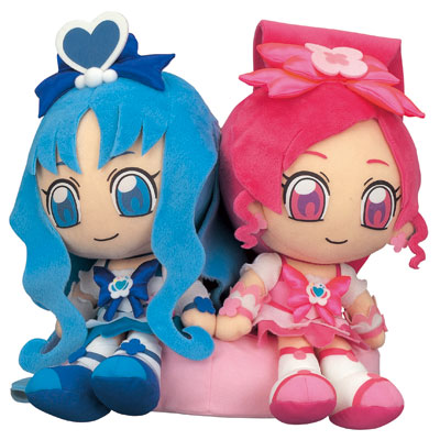 特等 キュアブロッサム＆キュアマリン ペアぬいぐるみ