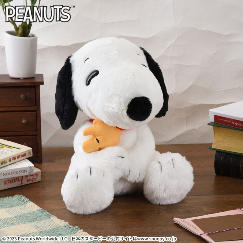 【2023年5月19日登場】SNOOPY™　Lぬいぐるみ　“スヌーピー&ウッドストック ハグ