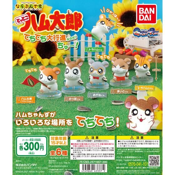 【2021年9月 第4週発売】ならぶんです。　とっとこハム太郎　てちてち大行進なのだ！ちゅー！