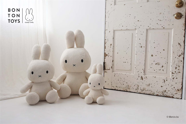 【2024年7月12日発売】「ミッフィー」ぬいぐるみ「Miffy Terry」3サイズ再販開始 
