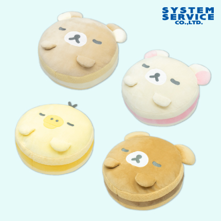 【2024年6月登場】リラックマ NEW BASIC RILAKKUMA もちもちマカロンクッションBIG Part2