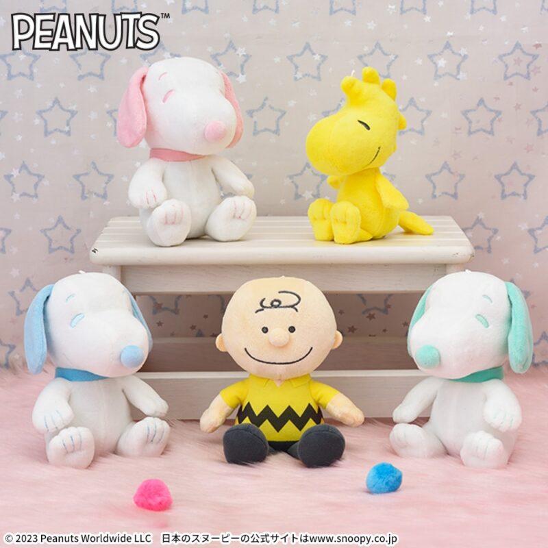 【2023年7月7日登場】SNOOPY™　ぬいぐるみ　シャーベットカラーVer.