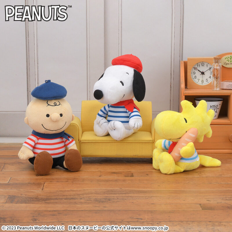 【2024年1月26日登場】SNOOPY™　ぬいぐるみ　～パリスタイル～