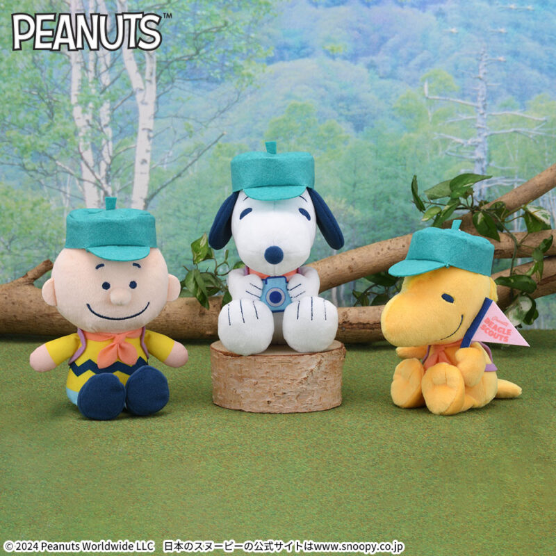 【2024年5月17日登場】SNOOPY™　ぬいぐるみ　ビーグル・スカウト　ポップカラー