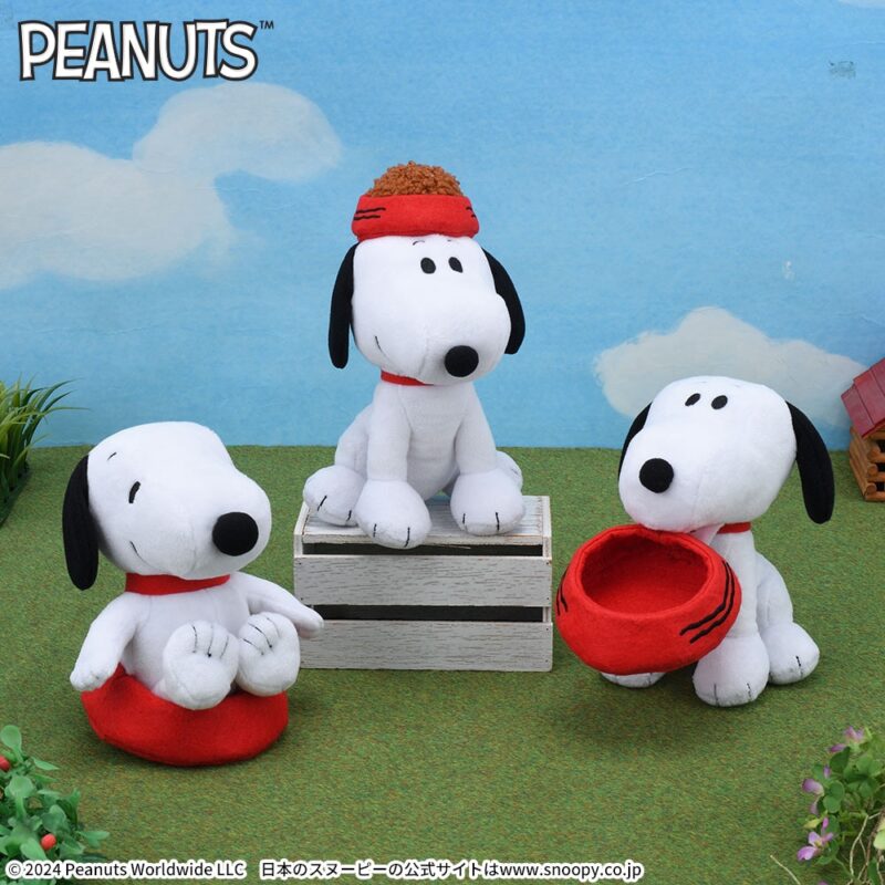 【2024年6月21日登場】SNOOPY™　ぬいぐるみ　エサ皿Ver.