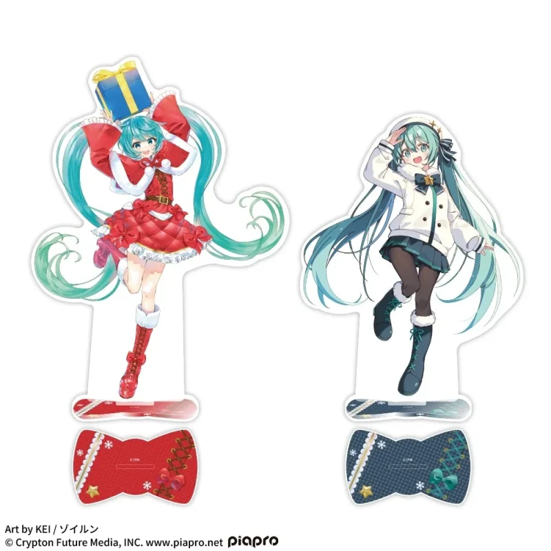 【2024年11月8日登場】初音ミクシリーズ　プラチナムザッカビッグクリアスタンド 初音ミク クリスマス2024