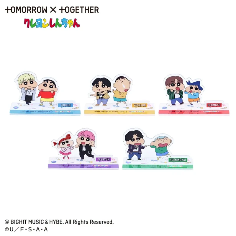 【2024年10月11日登場】TOMORROW X TOGETHER　クレヨンしんちゃん　ツインクリアスタンド