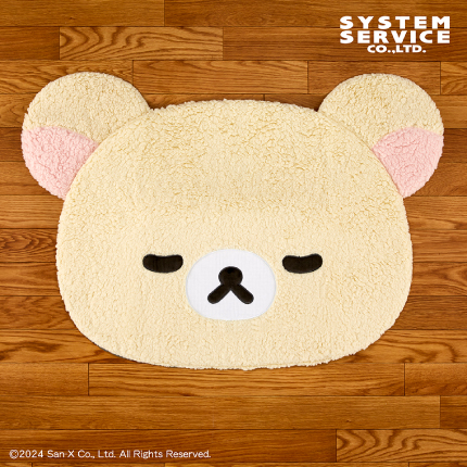 【2024年10月登場】リラックマ NEW BASIC RILAKKUMA ビッグダイカットラグ コリラックマ