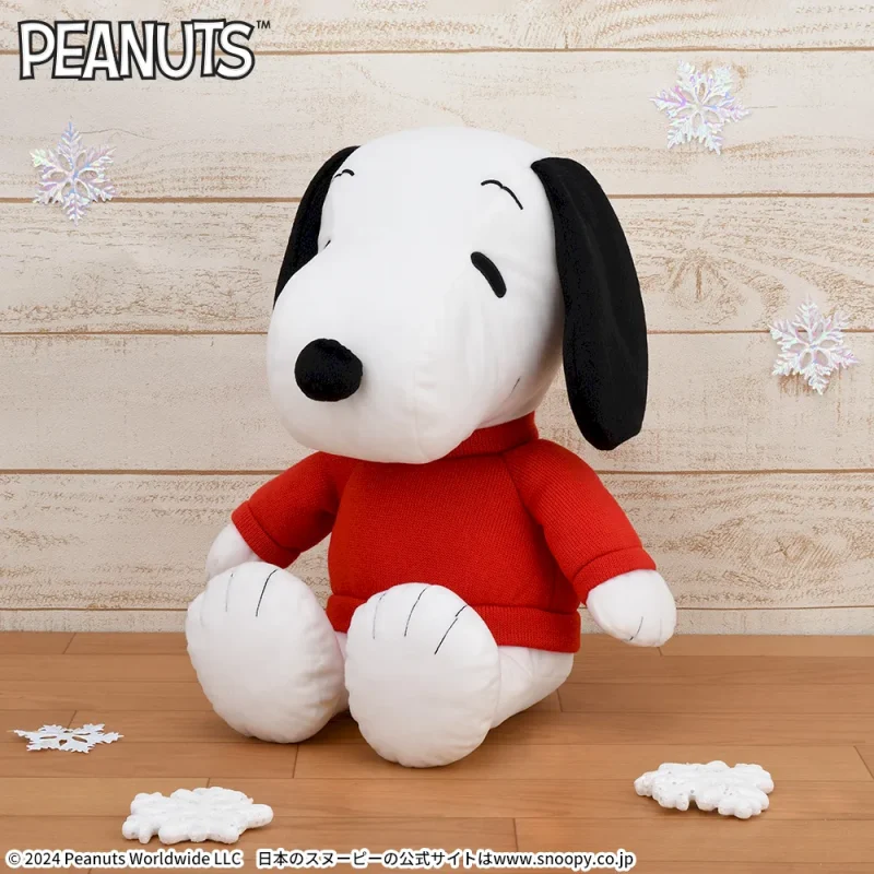 【2024年11月22日登場】SNOOPY™　LLぬいぐるみ　ウィンターセーター