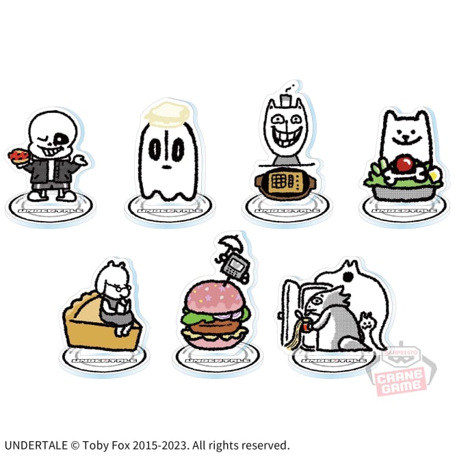 【2023年12月12日登場】UNDERTALE スタンド付きアクリルプレート～FOOD DESIGN～vol.1