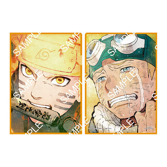 【ジャンボカードダスフラットガシャポン】NARUTO -ナルト- 疾風伝 ミニクリアファイル