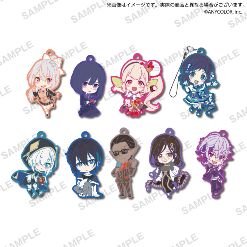 にじさんじ カプセルラバーストラップ ver.1.5 Rainbow!