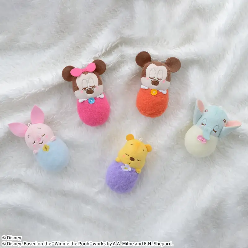ディズニーキャラクターちびーずマスコットおねんねVer.