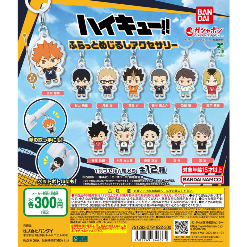 ハイキュー!! ふらっとめじるしアクセサリー