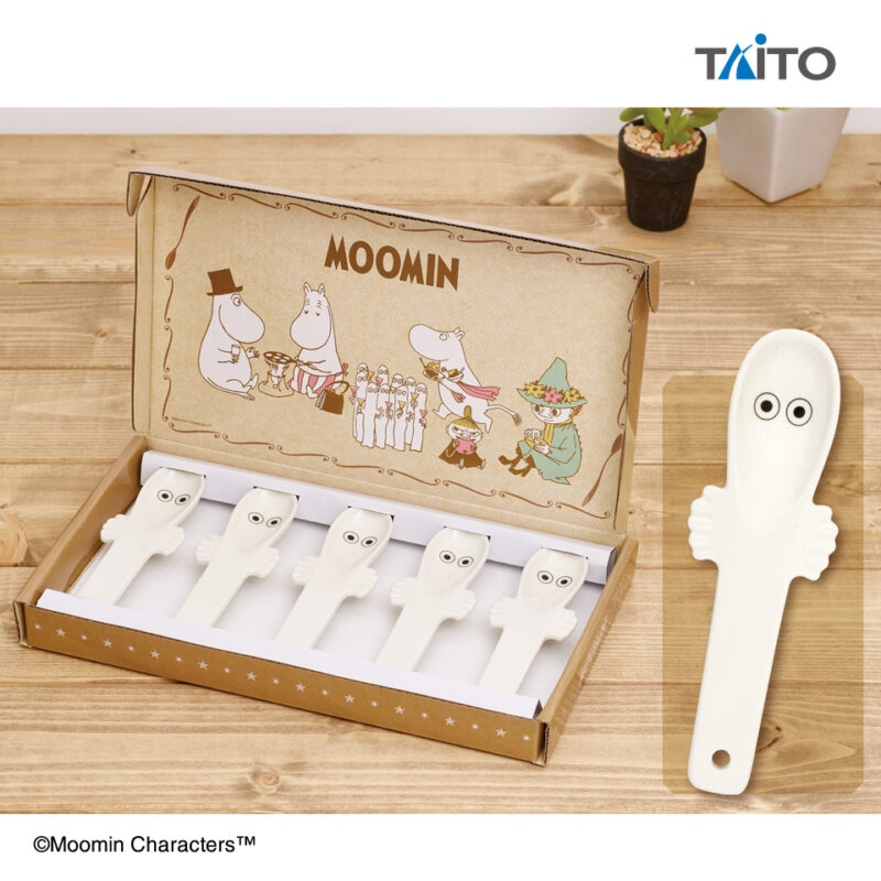 ムーミン ニョロニョロ型陶器製スプーンセット
