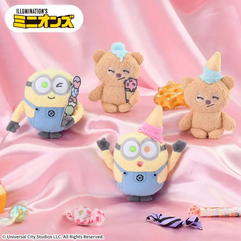 ミニオンマスコットボブ&ティムアイスクリーム