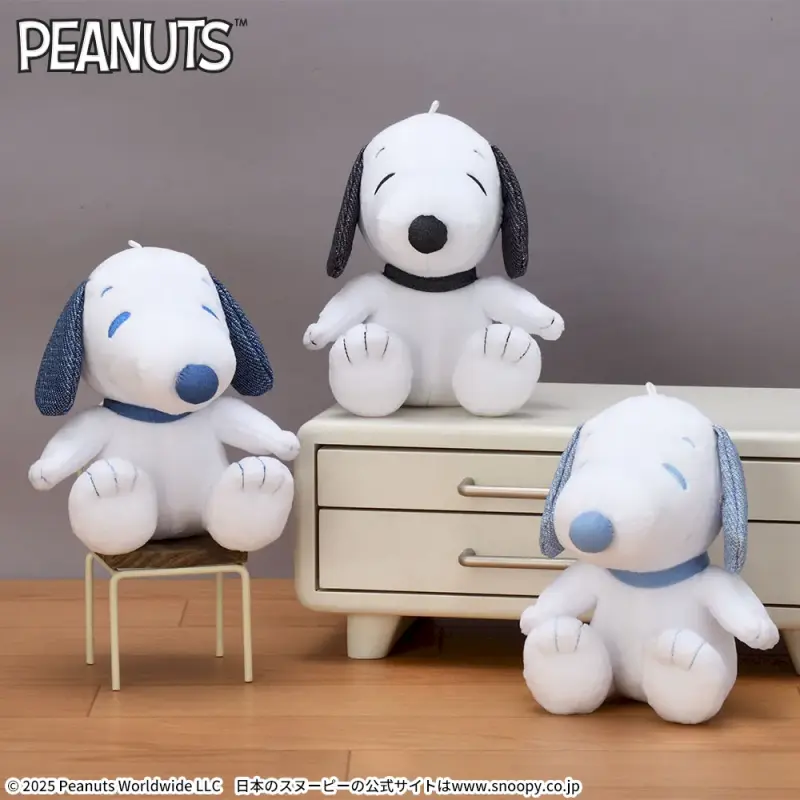 SNOOPY™ぬいぐるみデニム風
