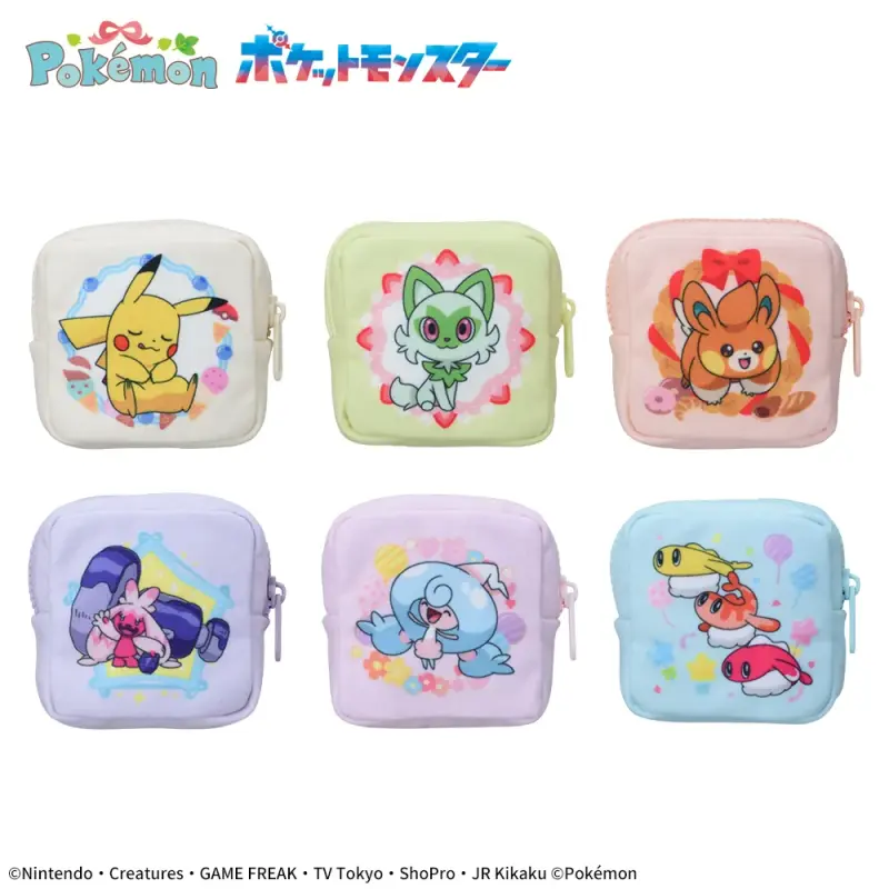 ポケットモンスタースクエアプチポーチ