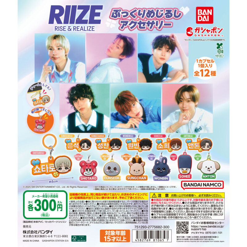 RIIZE ぷっくりめじるしアクセサリー