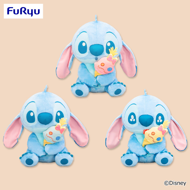 ディズニー スティッチ カラフルアイス BIGぬいぐるみ
