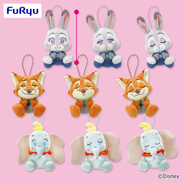 ディズニーキャラクター むにゃすやマスコットvol.7