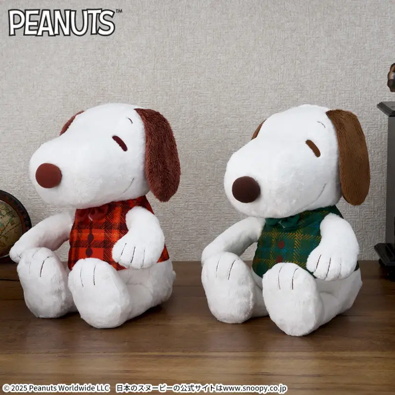 SNOOPY™Lぬいぐるみチェックベスト