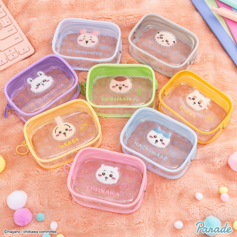 ちいかわ ぷっくりクリアミニポーチ